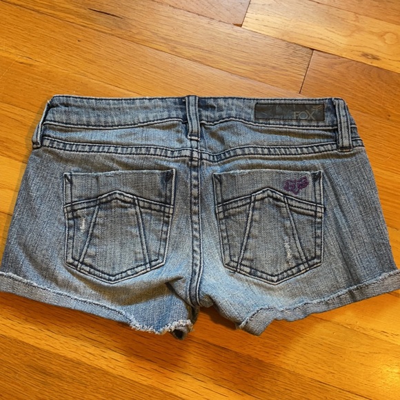 Bundle of Sz 00 XXS Cuffed Denim Shorts - Picture 7 of 13